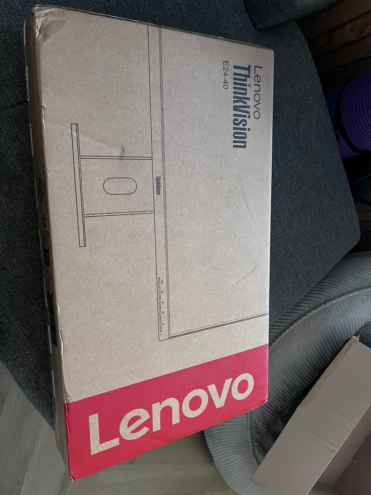 Lenovo ThinkVision E24-40, Computers en Software, Ophalen, IPS, Nieuw, Full HD