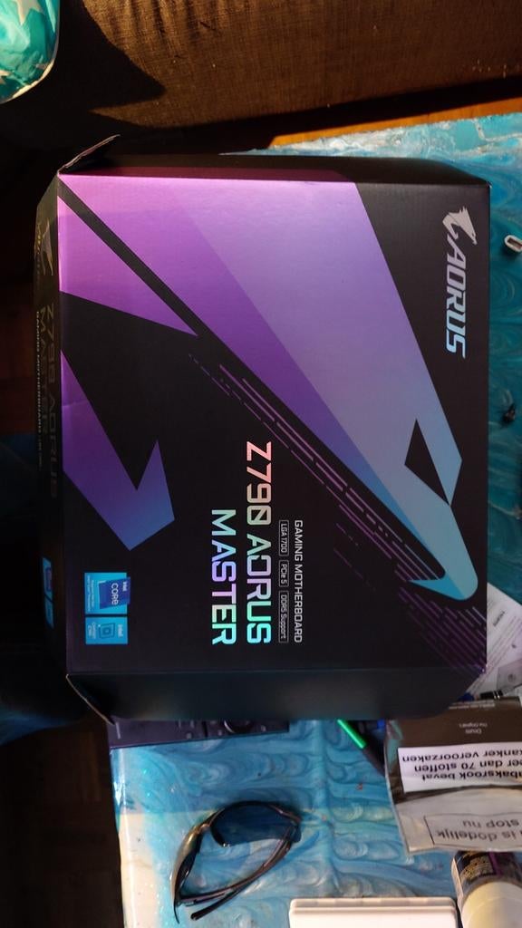 GIGABYTE Z790 AORUS MASTER Gaming Moederbord, Computers en Software, Ophalen, Zo goed als nieuw, ATX, DDR5