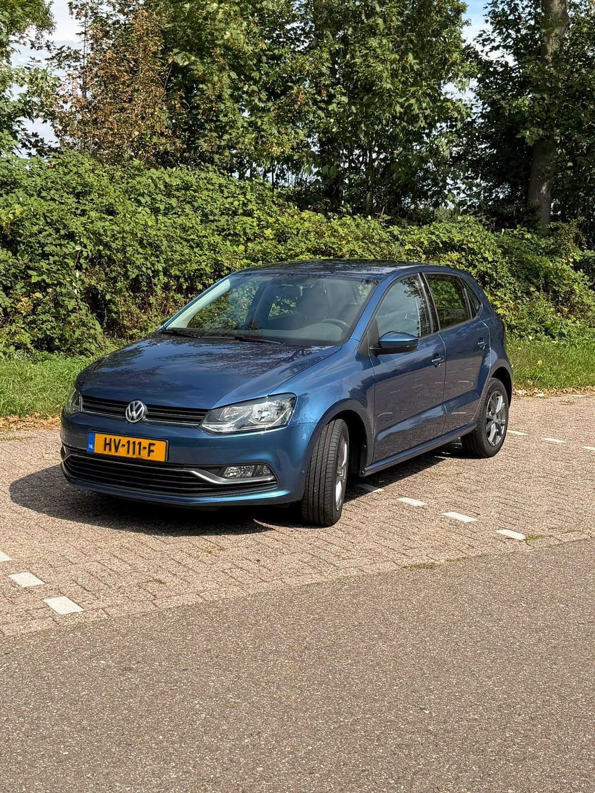 Volkswagen Polo 1.2 TSI Comfortline 66KW 2016 Blauw, Auto's, 40 €/maand, 4 cilinders, Blauw, Origineel Nederlands