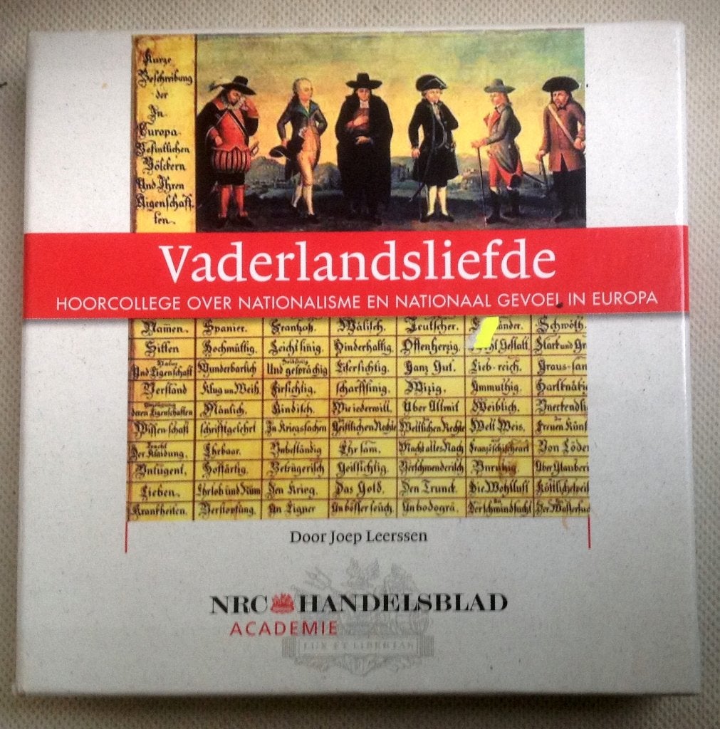 Vaderlandsliefde nationalisme en nationaal gevoel in Europa, Verzenden, Joep Leerssen, Cd, Volwassene