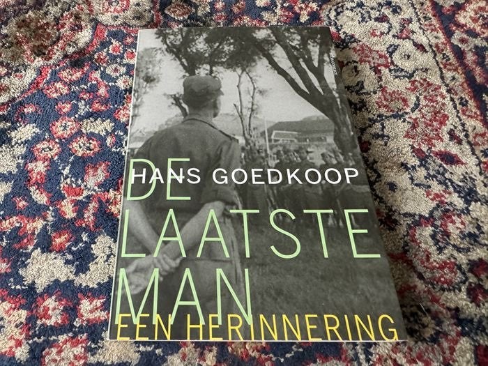Laatste Man, een herinnering. Hans Goedkoop. Softcover 92blz, Tweede Wereldoorlog, Hans Goedkoop., Ophalen of Verzenden, Zo goed als nieuw