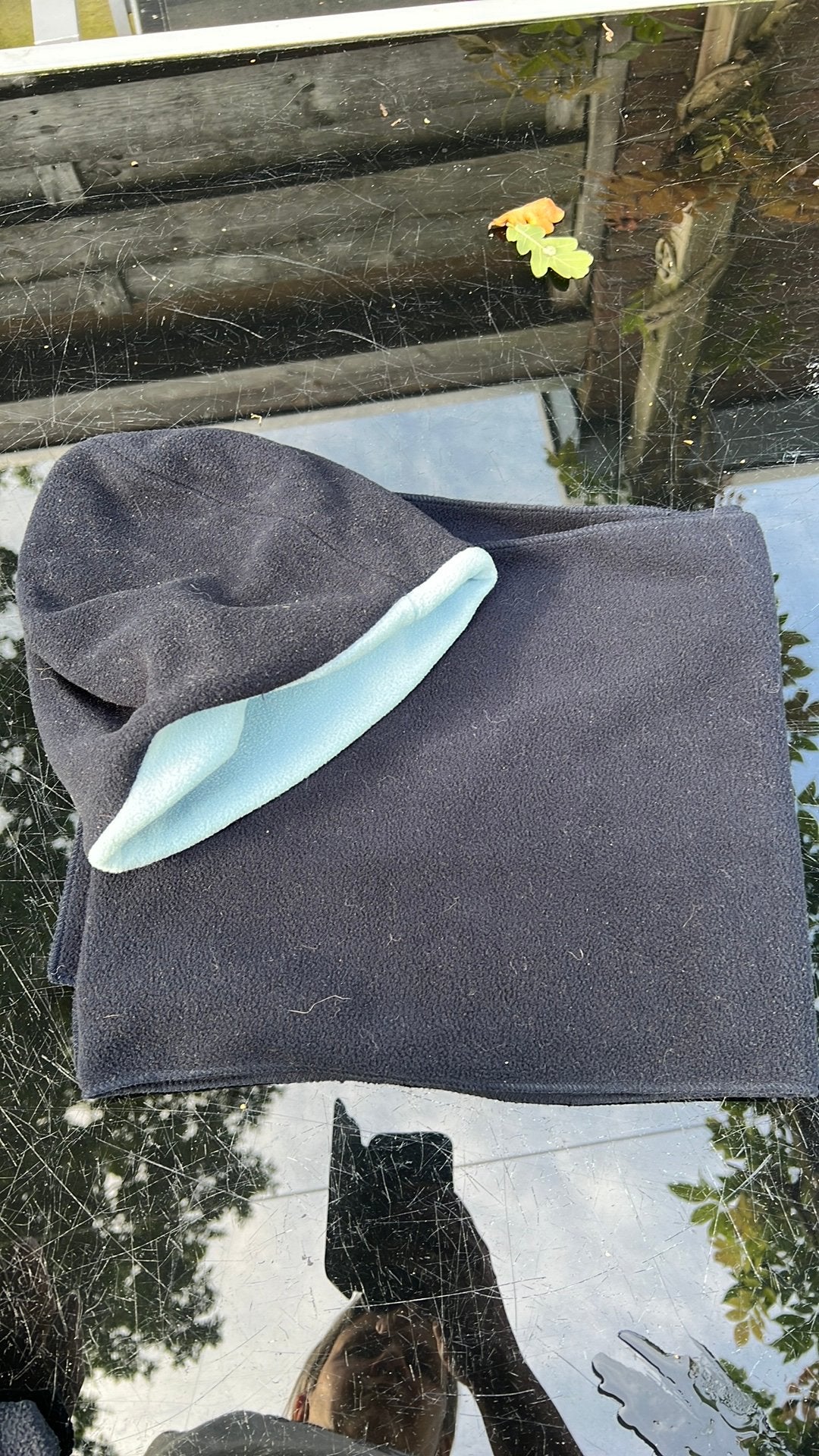 Laatste kans! Fleece sjaal + muts ongedragen, Ophalen of Verzenden, Zo goed als nieuw, Overige maten, Muts