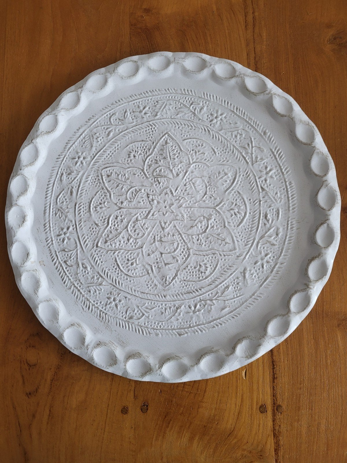 Sierbord in white wash., Ophalen