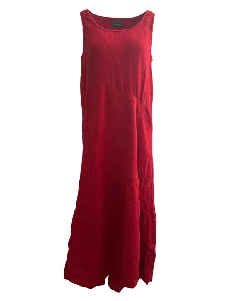 Oska jurk M, Kleding | Dames, Maat 46/48 (XL) of groter, Ophalen of Verzenden, Zo goed als nieuw, Rood