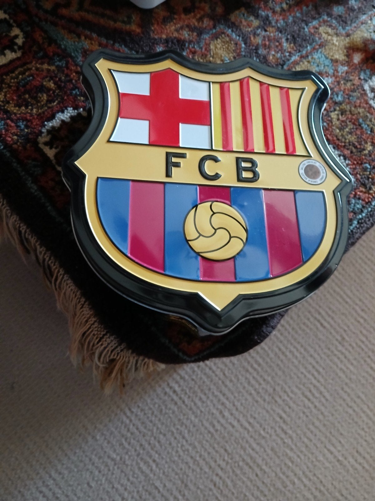 FC Barcelona blik, Ophalen of Verzenden, Gebruikt, Buitenlandse clubs, Overige typen