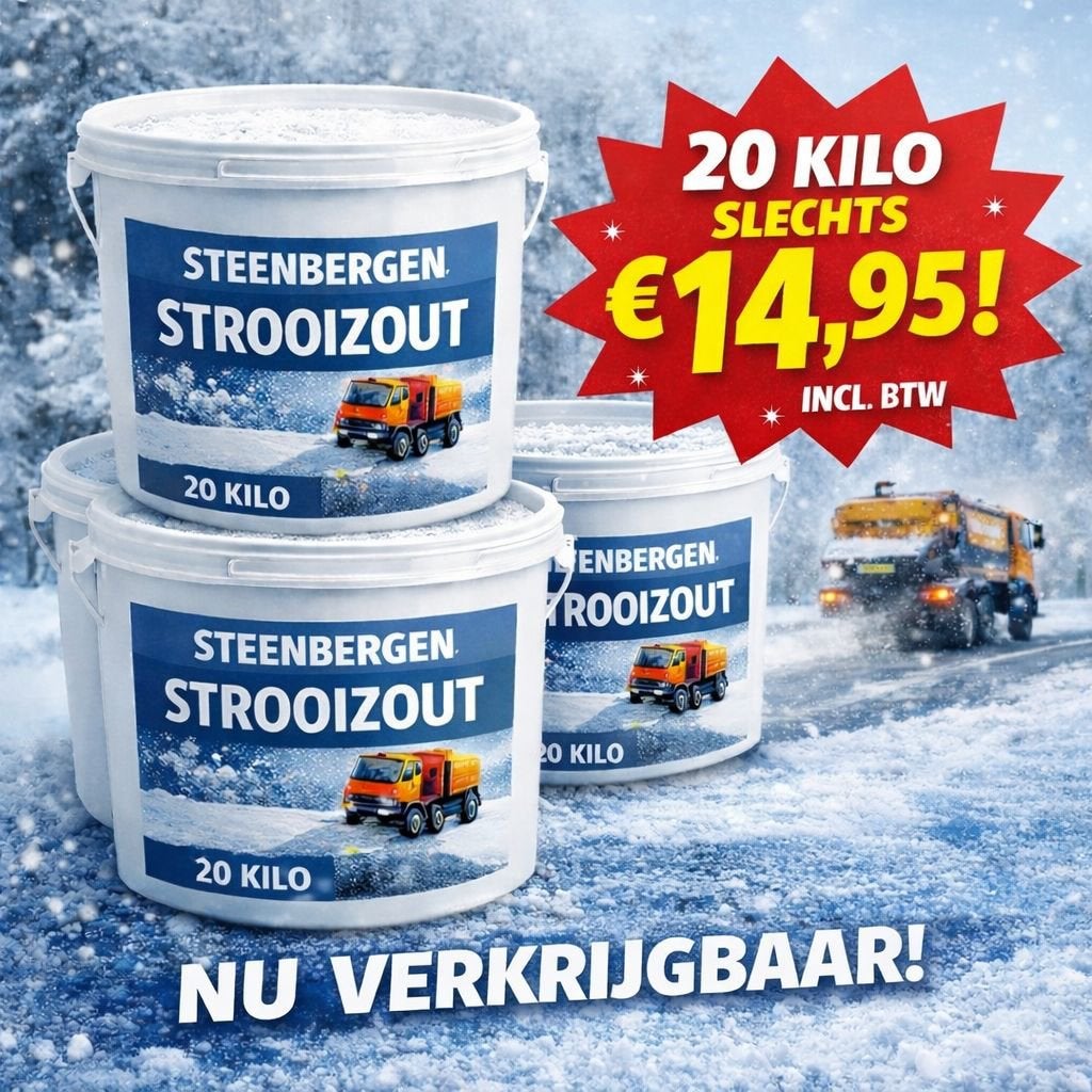 Strooizout hersluitbare emmer 20 kilo., Ophalen, Nieuw