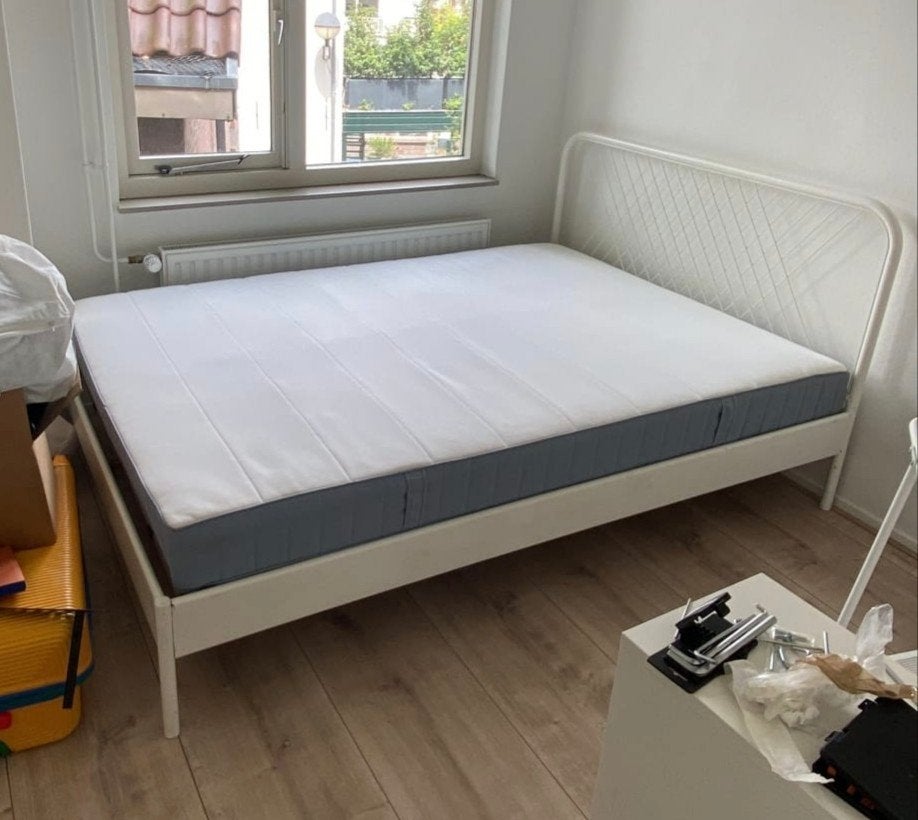 IKEA bedset - compleet (bedframe + lattenbodems + matras), Ophalen