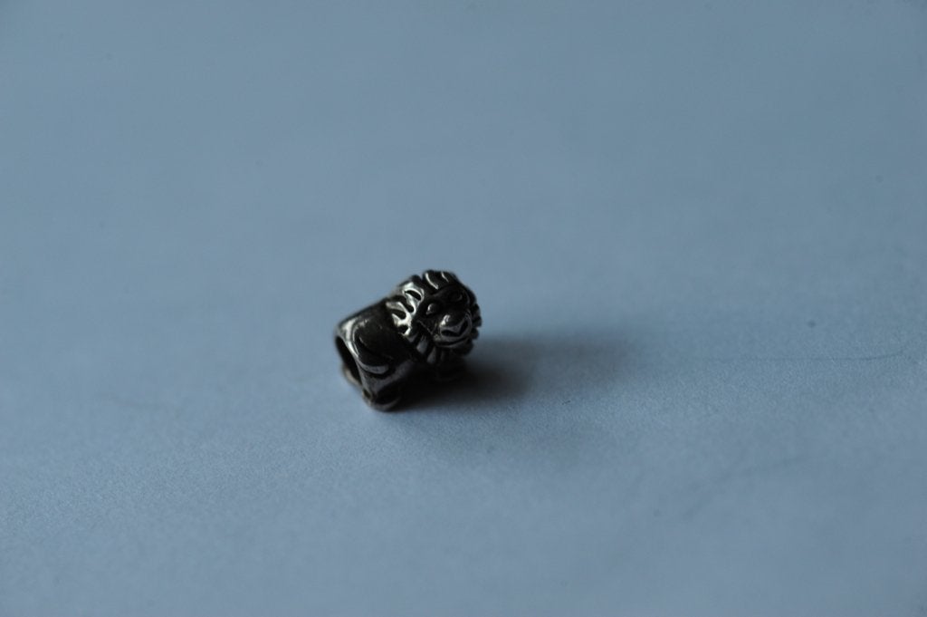 Trollbeads. Zilver Leeuw., Sieraden, Tassen en Uiterlijk, Armbanden, Ophalen, Zo goed als nieuw, Met bedels of kralen, Zilver