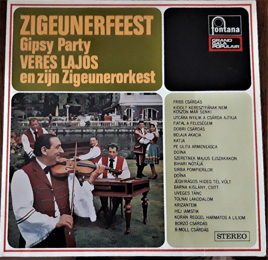 LP - Zigeunerfeest Gipsy Party, Europees, Inclusief binnenhoes, Ophalen of Verzenden, Zo goed als nieuw