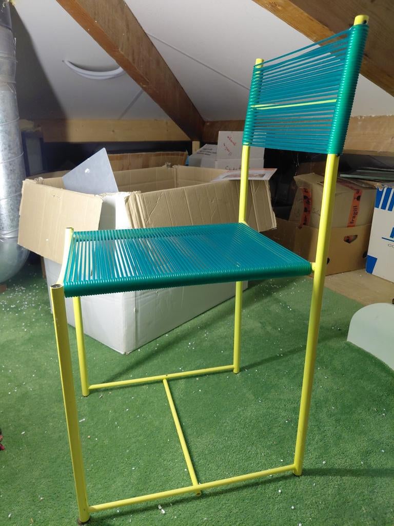 Alias spagetti chair, Huis en Inrichting, Stoelen, Ophalen, Overige kleuren, Zo goed als nieuw, Eén