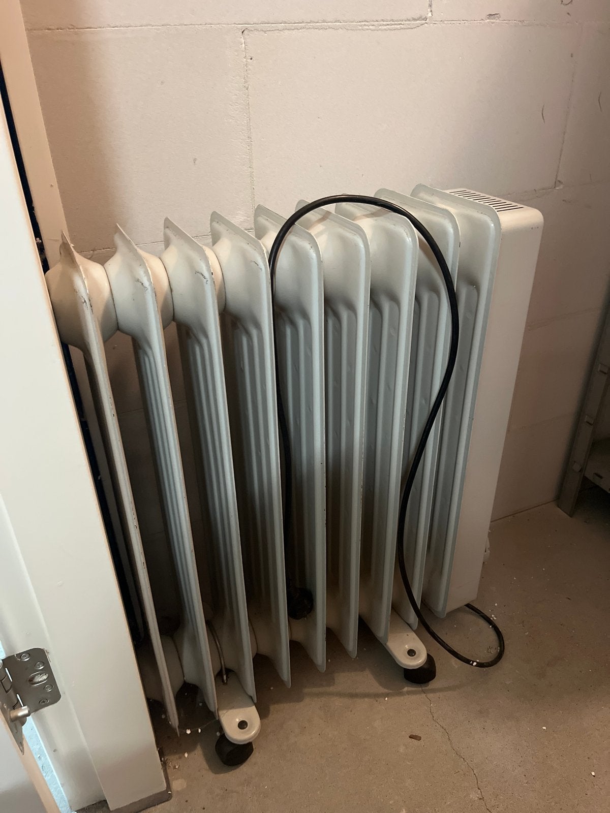 Elektrische olieradiator - Draagbare verwarming, Ophalen, Gebruikt, Kachel, 60 tot 150 cm