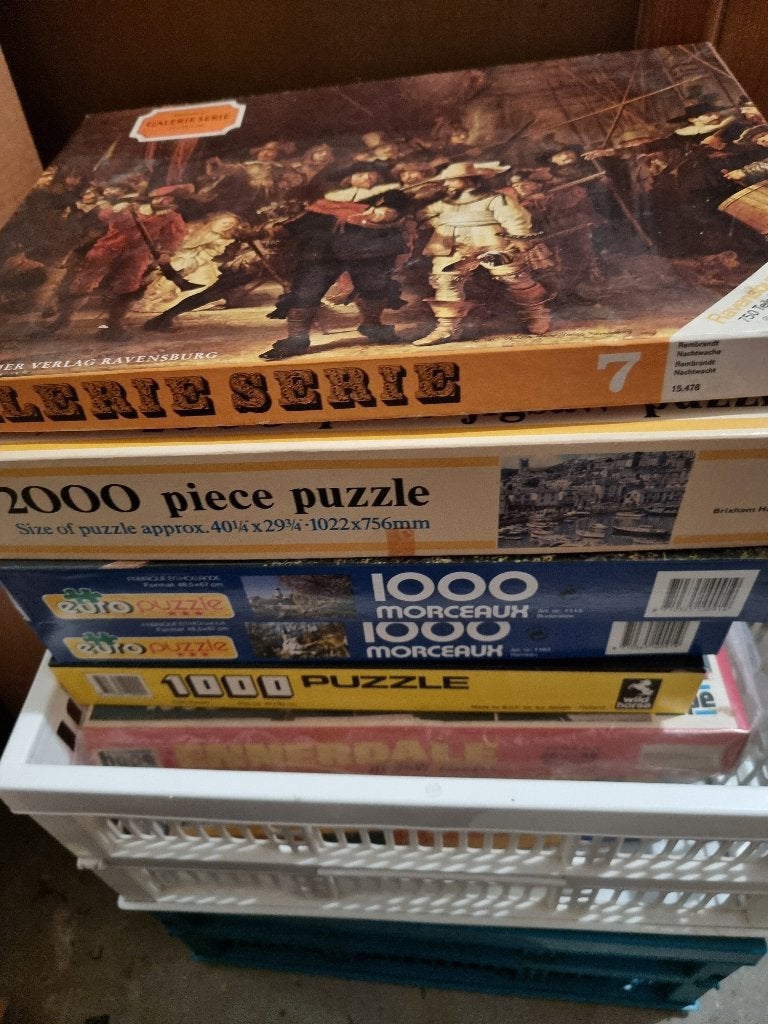 Legpuzzels, Ophalen, 500 t/m 1500 stukjes, Gebruikt, Legpuzzel