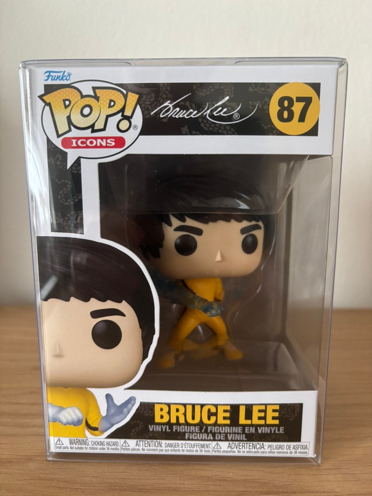 Bruce Lee funko pop 87 icons, Ophalen of Verzenden, Nieuw