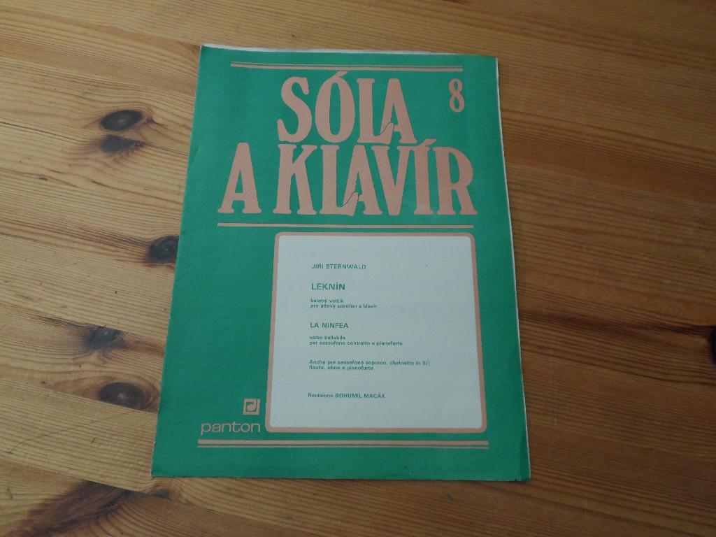 Sola a klavir - jiri sternwald, Muziek en Instrumenten, Gebruikt, Artiest of Componist, Populair, Klarinet