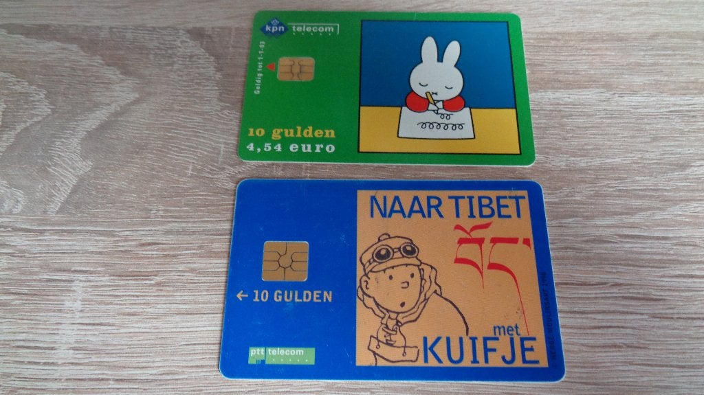 8 telefoonkaarten, Verzenden