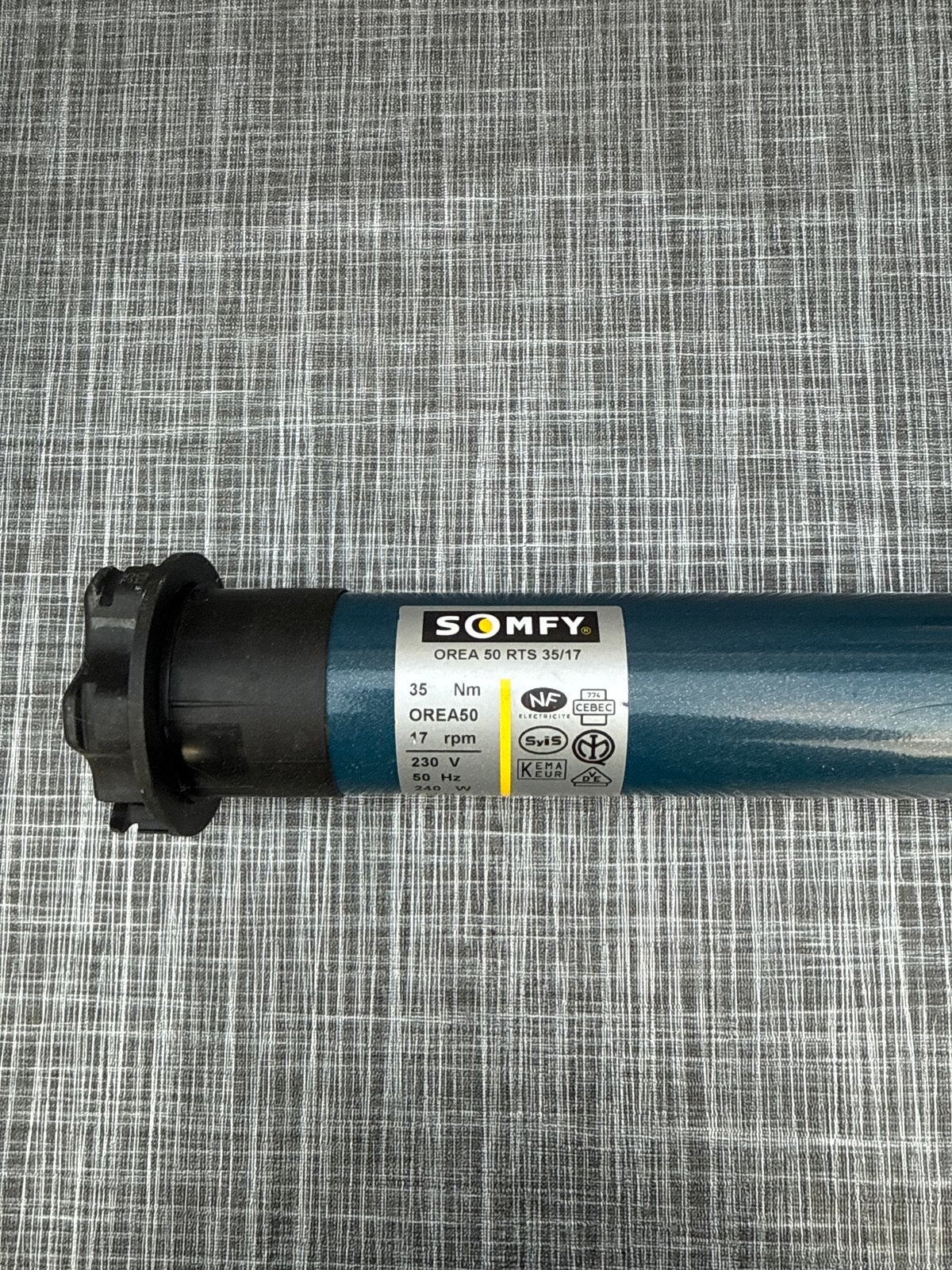 Somfy OREA 50 RTS 35/17 Rolluikmotor, Overige kleuren, Ophalen of Verzenden, Zo goed als nieuw, Minder dan 100 cm