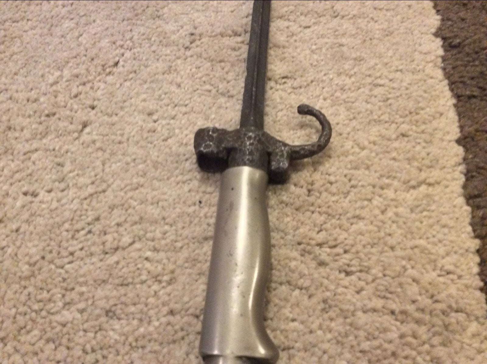 Antieke bajonet - Militair verzamelobject, Ophalen of Verzenden, Overige soorten, Overige gebieden, Mes of Dolk