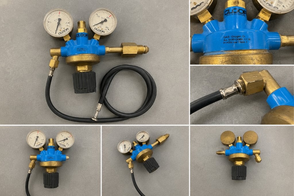 Gloor GL5130 Zuurstof Reduceerventiel 200 bar – Als Nieuw, Ophalen, Nieuw, 250 ampère of meer, Overige typen