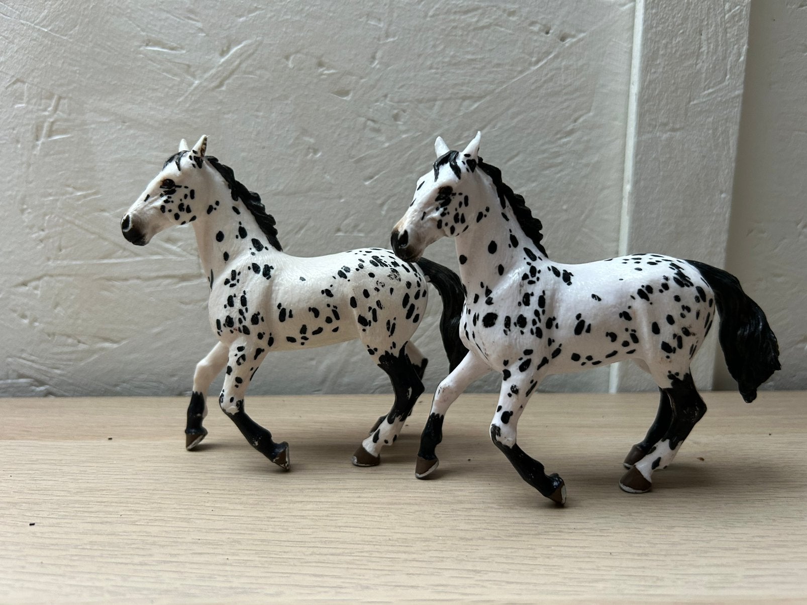 Papo knabstruppers, Ophalen of Verzenden, Zo goed als nieuw, Paard, Beeldje of Figuurtje