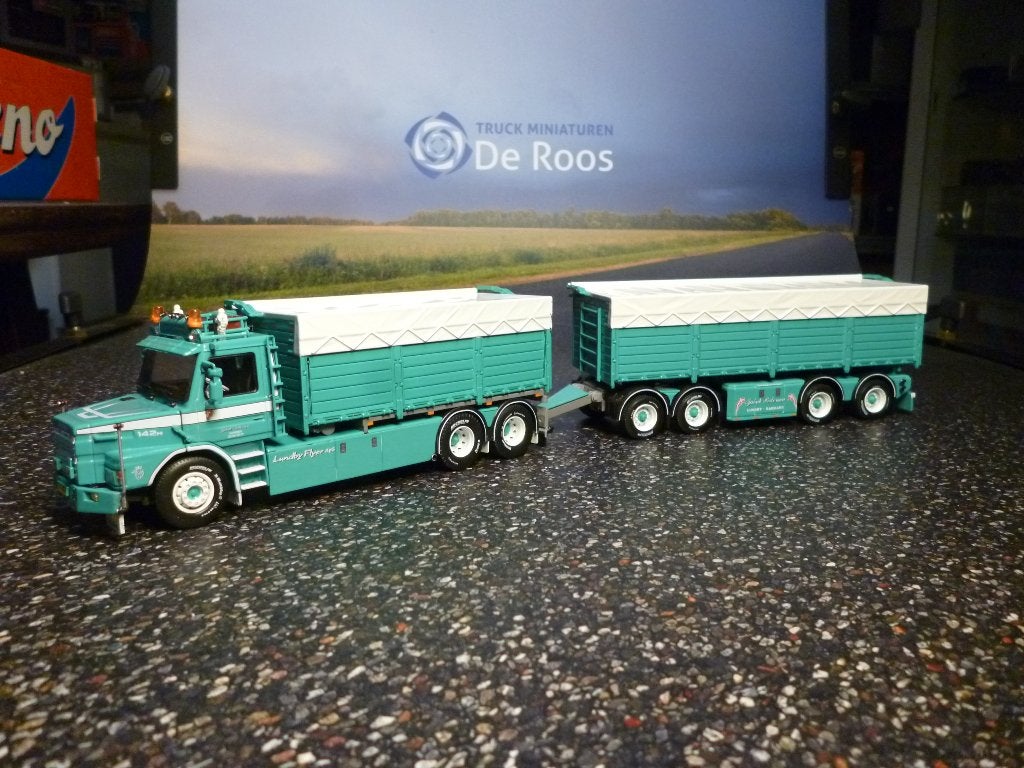 Tekno Scania 142 torpedo Jacob Pedersen met certificaat, Ophalen of Verzenden, Nieuw, Bus of Vrachtwagen, Tekno
