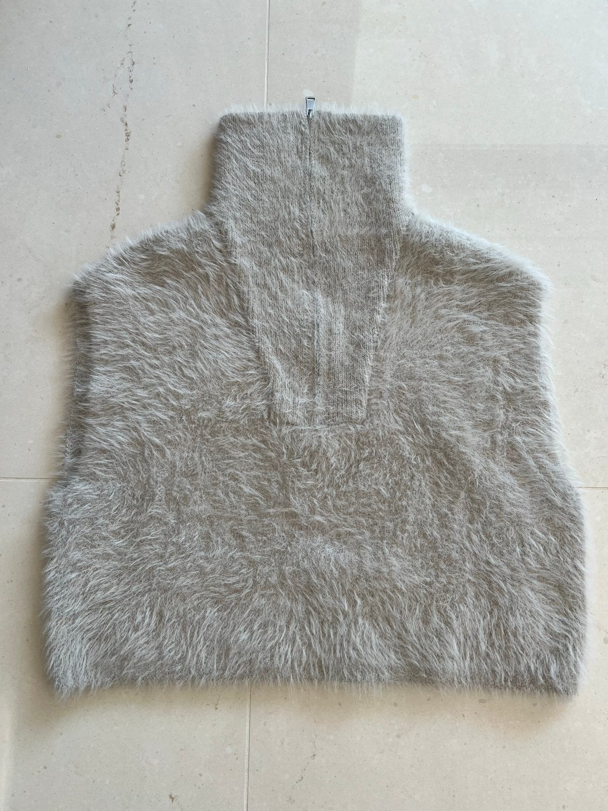 YAYA Women spencer met halve rits - Maat XS, Verzenden, Zo goed als nieuw, Maat 34 (XS) of kleiner, Grijs