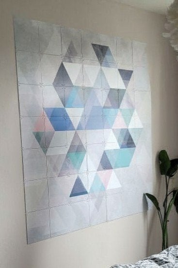 IXXI Graphic 111 Wanddecoratie 140x140cm Mareike Böhmer, Huis en Inrichting, Wandhanger, Ophalen of Verzenden, Zo goed als nieuw