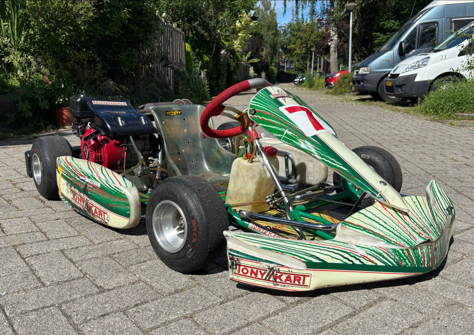 Tony Kart met Honda GX160 motor, Sport en Fitness, Karting, Ophalen, Gebruikt, Kart