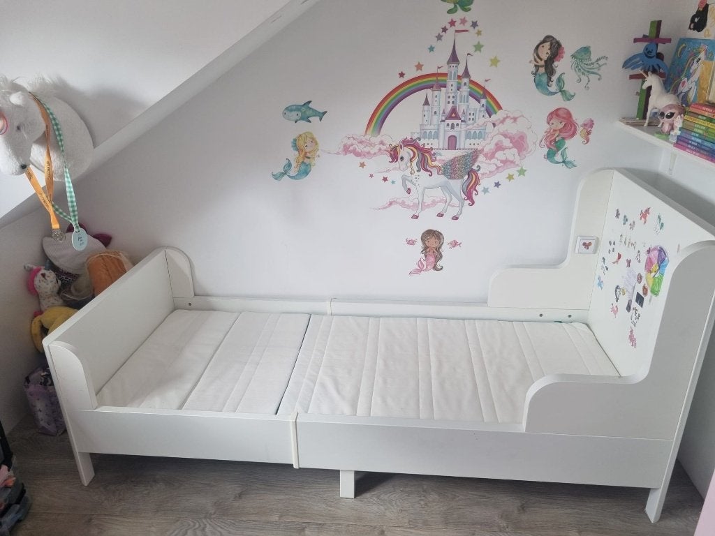 Kinder meegroei bed  (Busunge) Ikea 80x200, Gebruikt, 70 tot 85 cm, 180 cm of meer, Ophalen