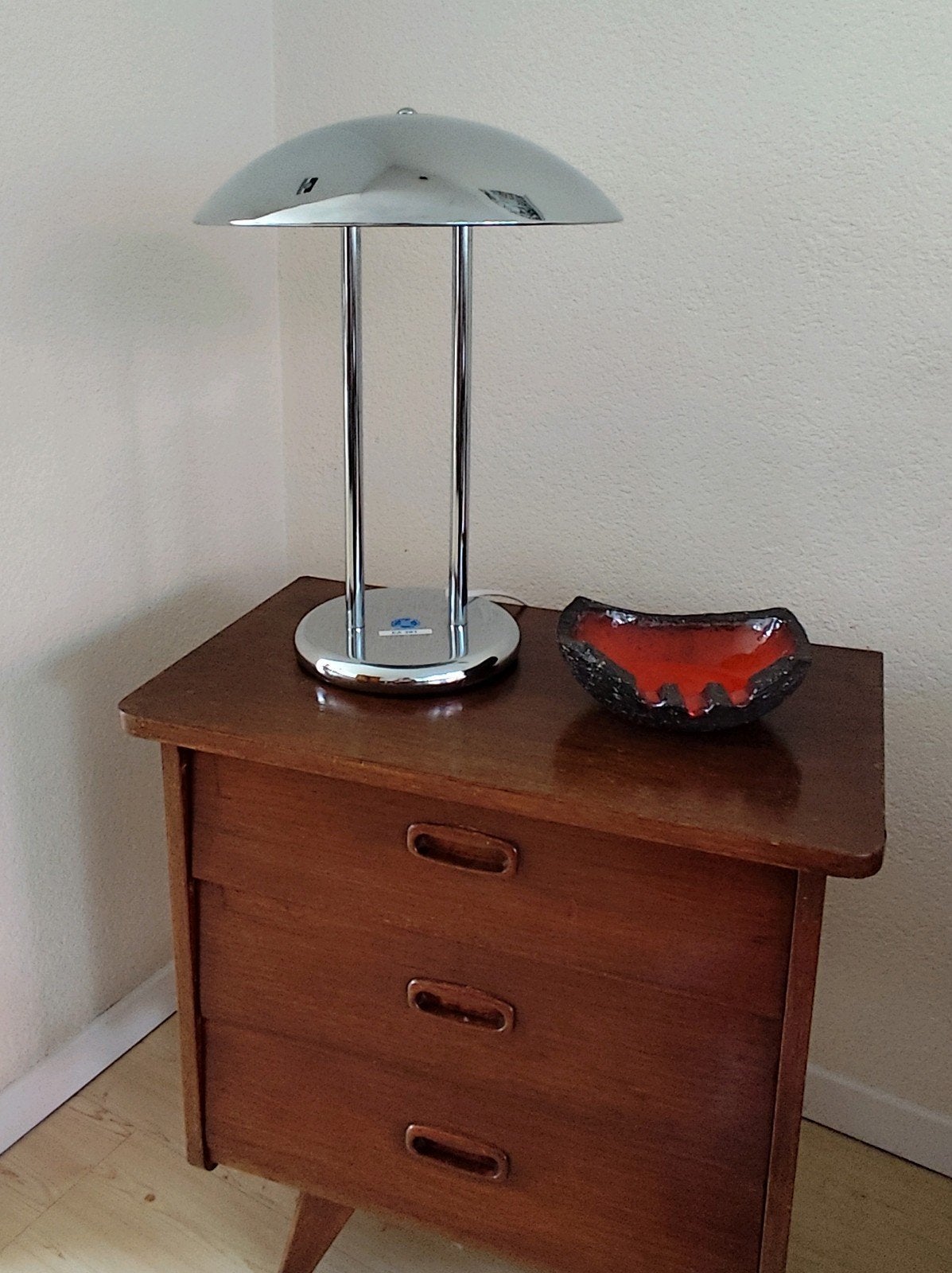 Vintage tafellamp Ikea Robert Sonneman, Huis en Inrichting, Ophalen, Minder dan 45 cm