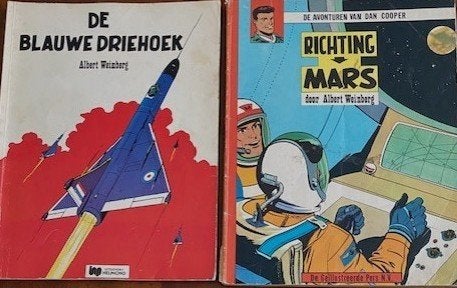Dan Cooper	35/21/19/16/12/7/6*RichtingMars*deBlauwe Driehoek, Meerdere stripboeken, Ophalen of Verzenden, Zo goed als nieuw