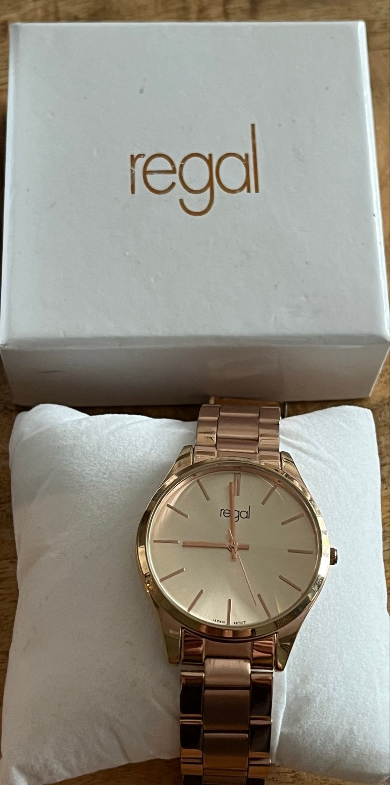 Regal horloge (basic) rose goud - Zo goed als nieuw, Polshorloge, Zo goed als nieuw, Ophalen, Overige merken