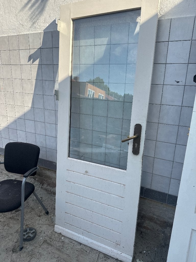 Buitendeur, Ophalen, Gebruikt, 80 tot 100 cm, Buitendeur
