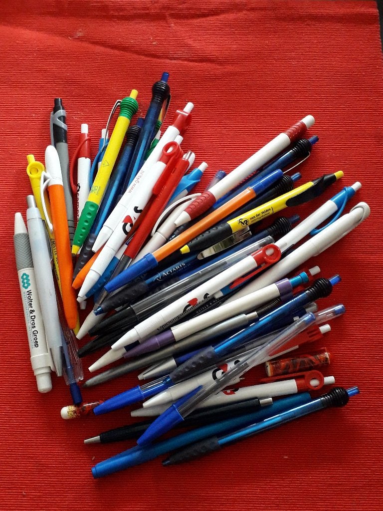 Diverse (reclame)pennen (leeg), Verzamelen, Overige merken, Gebruikt, Balpen, Ophalen of Verzenden
