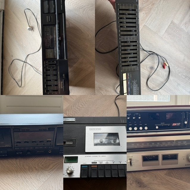 Complete Vintage HiFi Set Pioneer/Technics/Akai, Gebruikt, Pioneer, Cassettedeck, Losse componenten