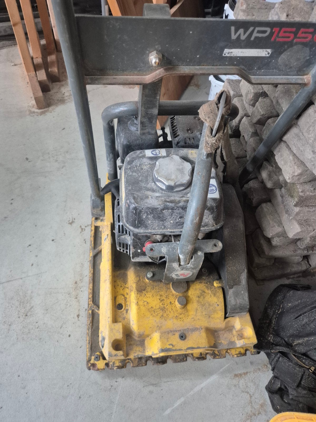 Wacker WP1550 Trilplaat, Ophalen, Gebruikt