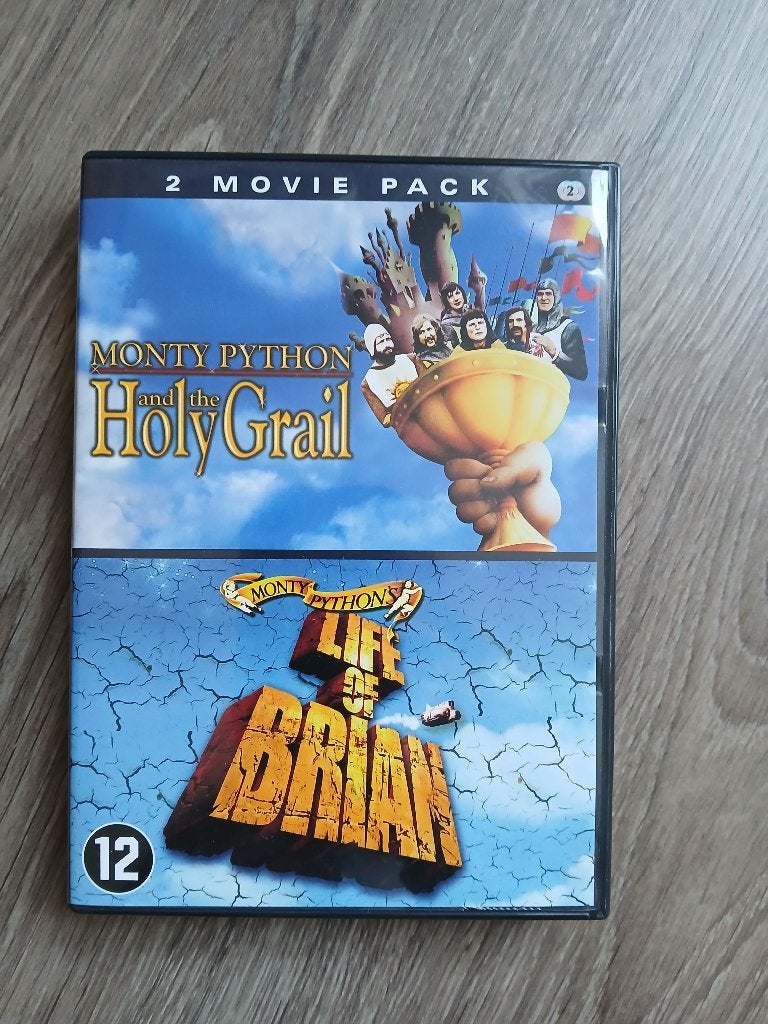 dvd films Life of Brian and the Holy Grail, Vanaf 12 jaar, Ophalen of Verzenden, Zo goed als nieuw, Actiekomedie