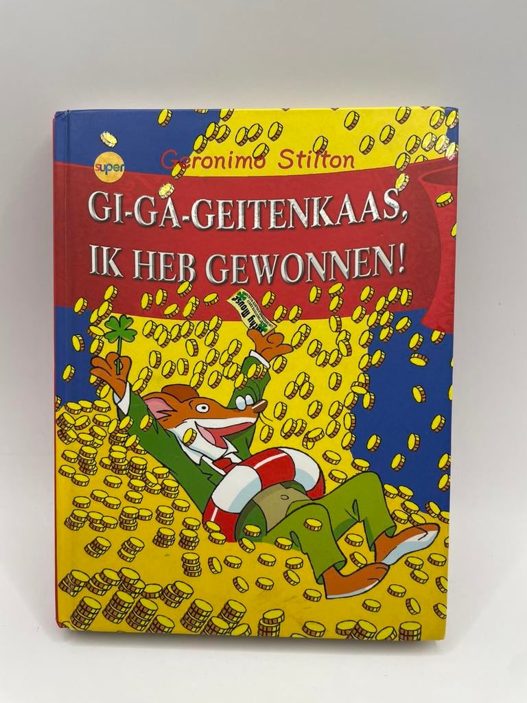 Gi-Ga- Geitenkaas, ik heb gewonnen, Heronimo Stilton, Ophalen of Verzenden, Zo goed als nieuw