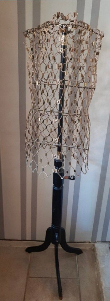 Exclusieve franse buste op voet mannequin "ideal", Antiek en Kunst, Ophalen of Verzenden