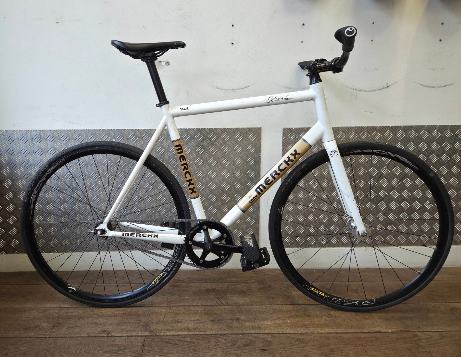 Eddy Merckx fixed gear track bike, Fietsen en Brommers, Ophalen, 28 inch, Gebruikt, Aluminium