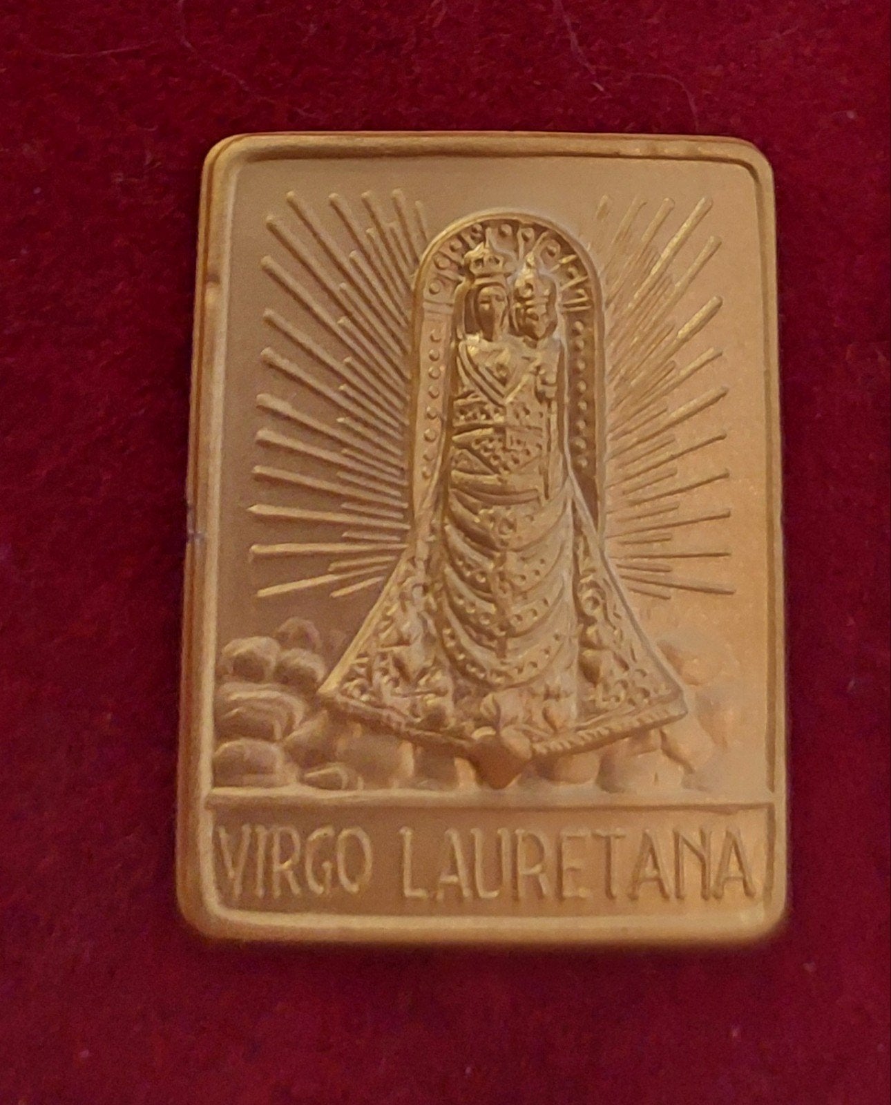 Virgo Lauretana plaquette, lieve vrouw van Loreto, Ophalen of Verzenden