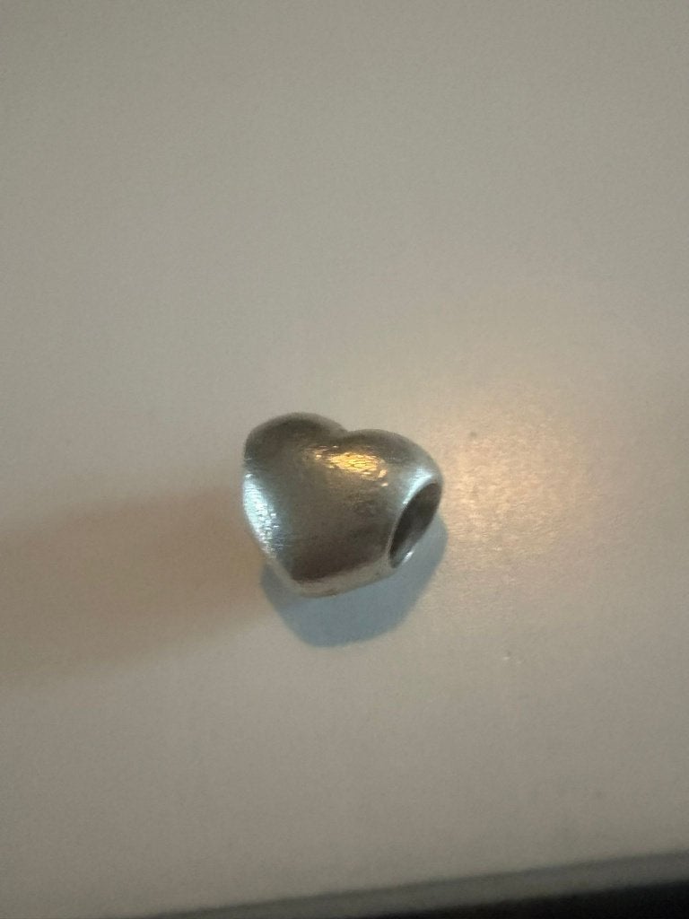Originele PANDORA zilveren bedel - "Hartje", Pandora, Ophalen of Verzenden, Zo goed als nieuw, 1 bedel