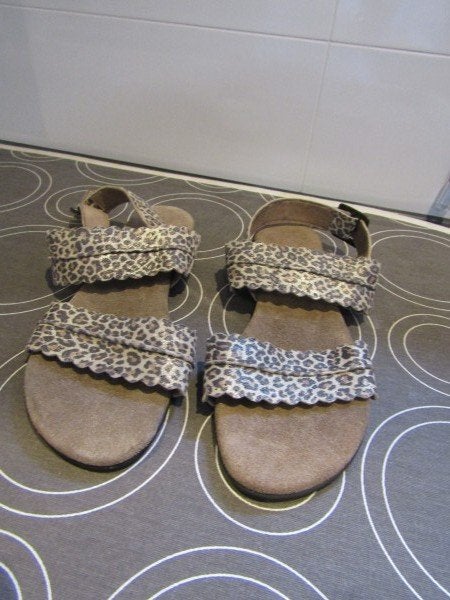 G865 CA'Shott Copenhagen mt 36 nieuw sandalen animal suède, Verzenden, CA Shott Copenhagen, Beige, Nieuw