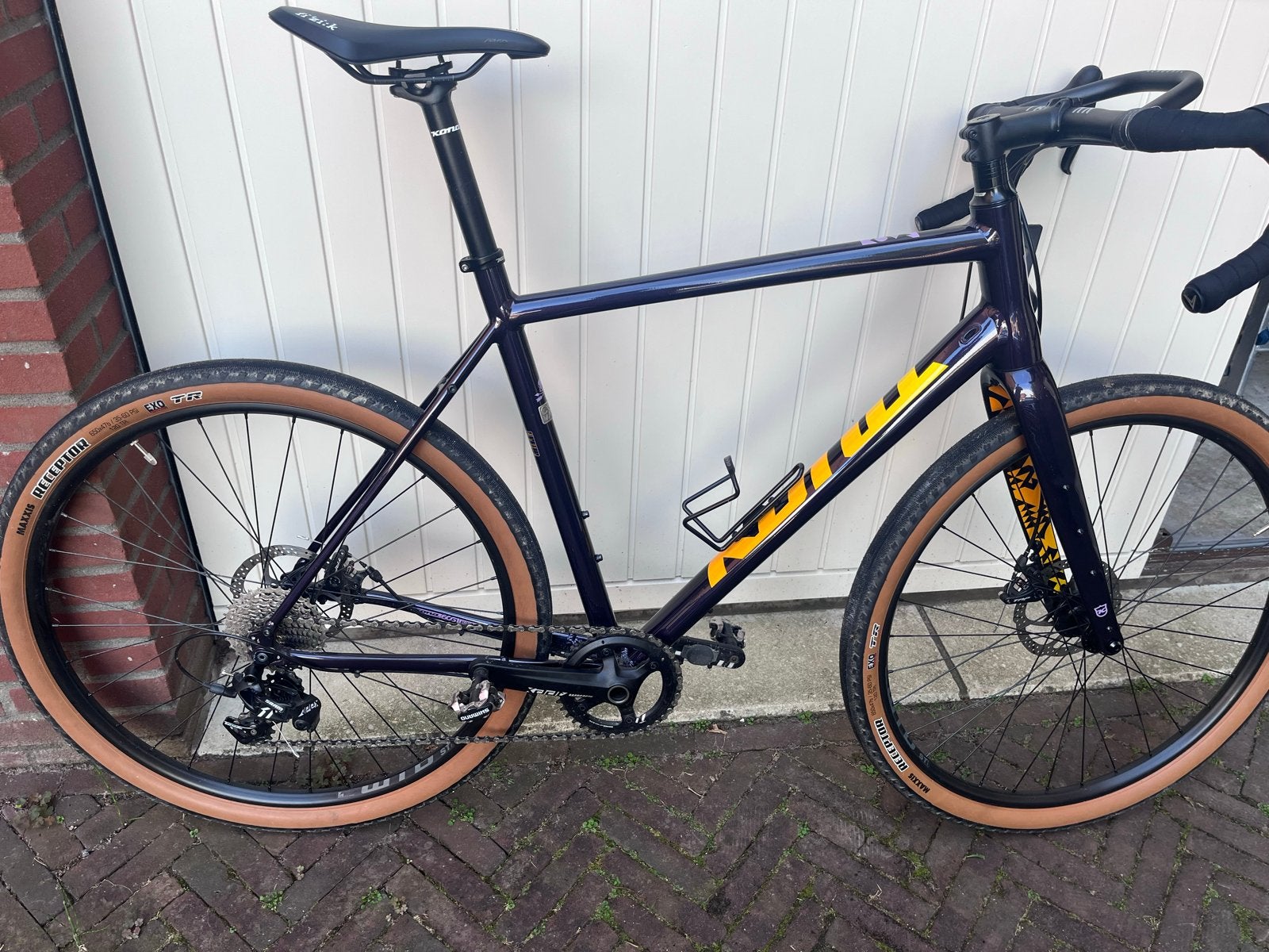 Kona Rove Gravelbike - Zo goed als nieuw, Minder dan 10 versnellingen, Schijfrem, 53 tot 57 cm, Ophalen