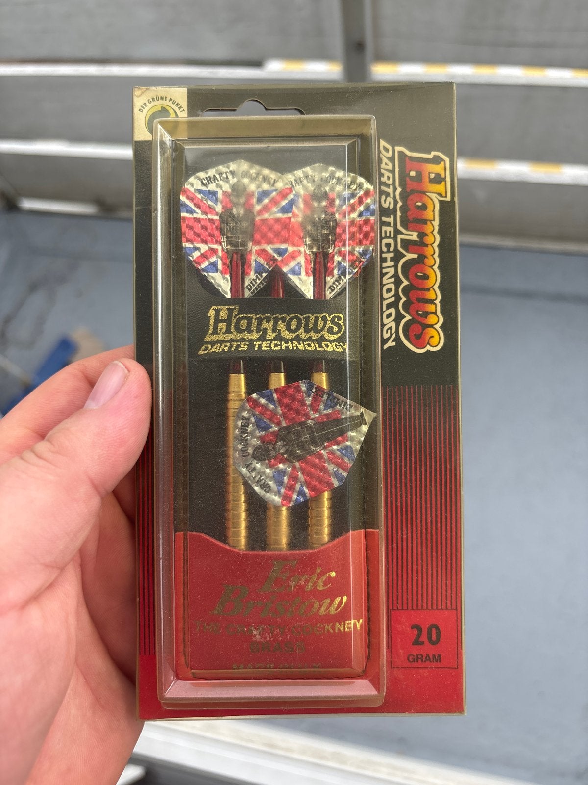 Harrows Eric Bristow "The Crafty Cockney" Brass Darts 20g, Ophalen of Verzenden, Nieuw, Pijlen