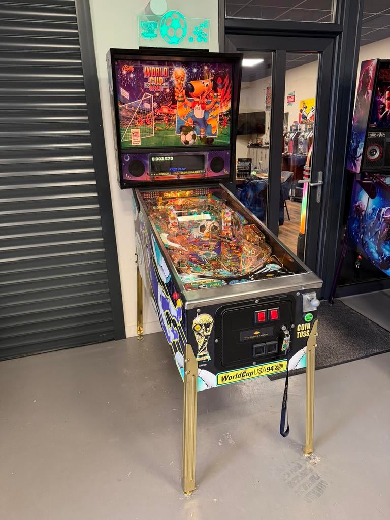 Prachtige flipperkast Bally World Cup Soccer Pinball, Verzamelen, Automaten | Flipperkasten, Ophalen, Bally, Zo goed als nieuw