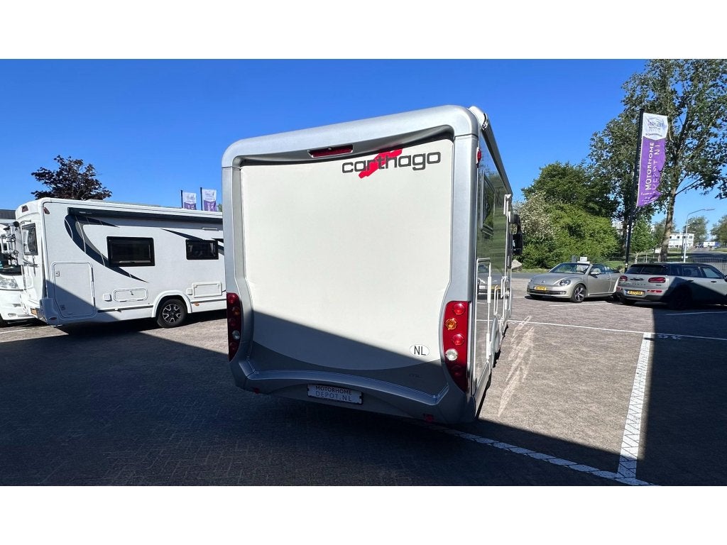 Carthago Chic C-Line I 4.8 NL-camper (NAP) Auto Lengtebedden, Caravans en Kamperen, Afzuigkap, Tot en met 2, 7 tot 8 meter, Bedrijf