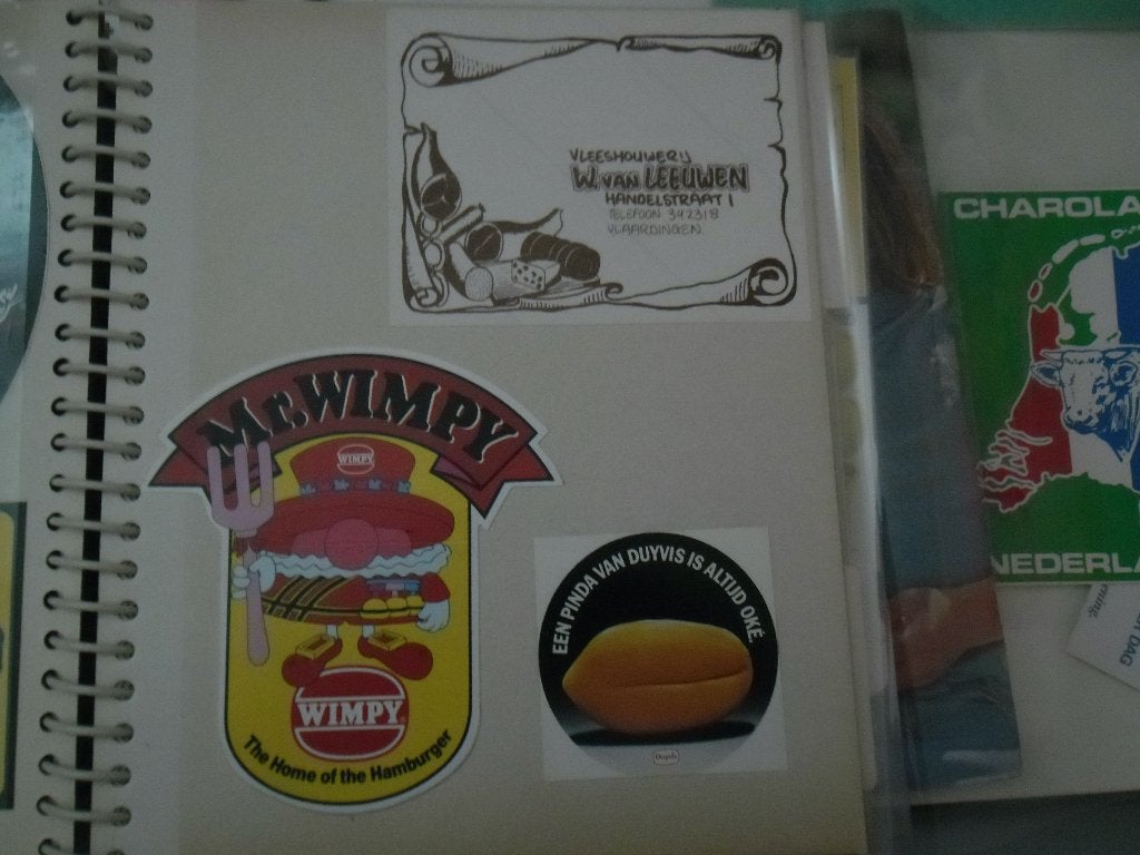 Vintage Mr. Wimpy en Duyvis stickers, Verzamelen, Ophalen of Verzenden, Nieuw, Overige typen