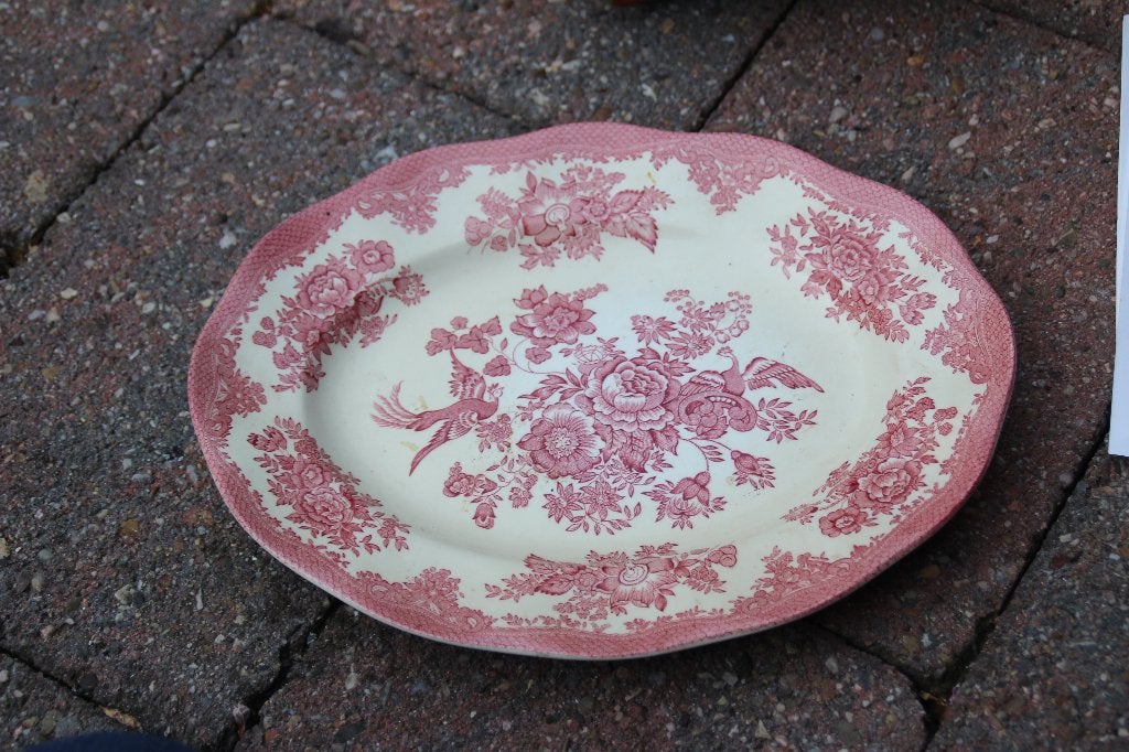 platte schaal 30 cm wedgewood asiatic pheasants, Ophalen of Verzenden