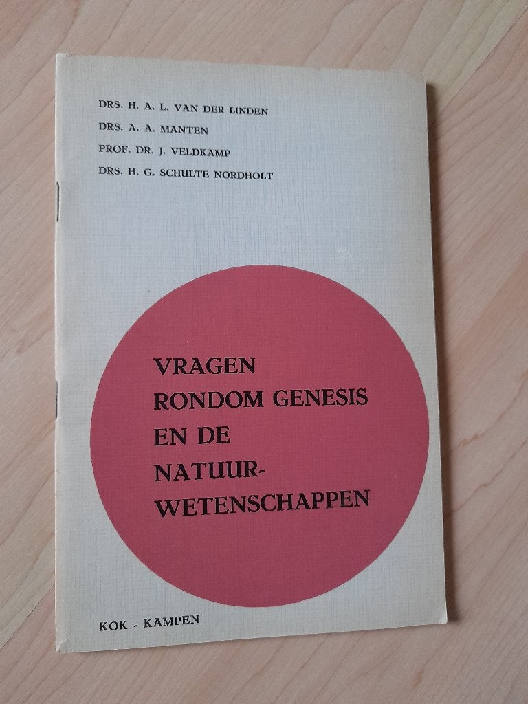 VRAGEN RONDOM GENESIS EN DE NATUURWETENSCHAPPEN VD Linden, Ophalen of Verzenden, Gelezen