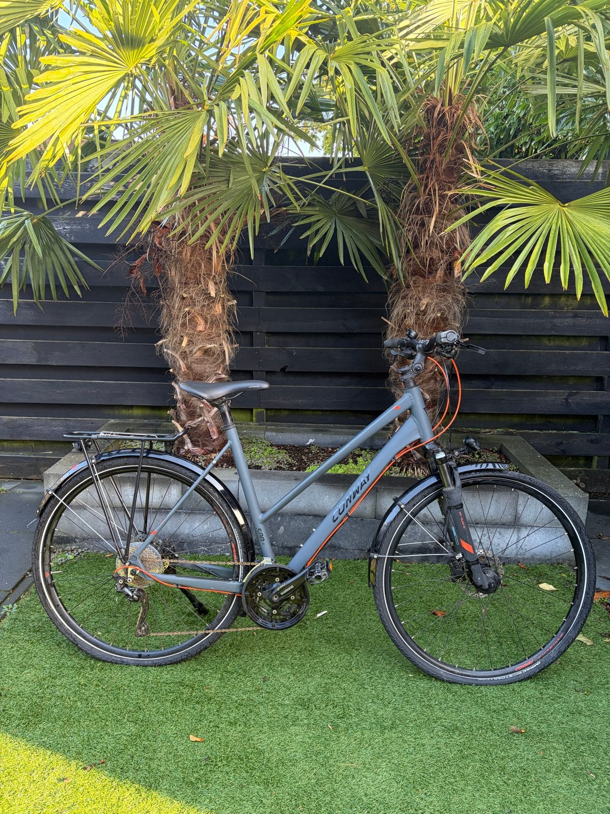 Conway TS 500 trekkingfiets – Shimano – Schijfremmen, Gebruikt, Versnellingen, Schijfrem, Ophalen